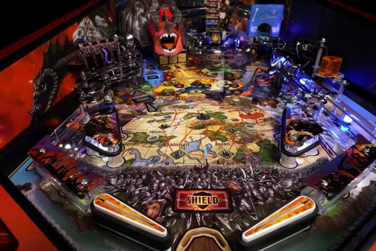 Máquina de pinball de Dungeons & Dragons transforma campanha solo em aventura de US$ 7 mil
