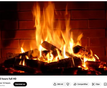 Vídeo de lareira no YouTube com mais de 10 horas pode ter rendido mais de US$ 1 milhão ao criador