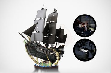 LEGO cria cena épica com Kraken atacando o navio do Jack Sparrow