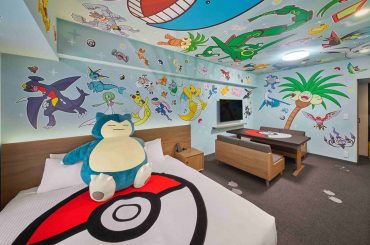 Hotéis MIMARU ampliam quartos temáticos de Pokémon no Japão com mais de 100 criaturas e um Snorlax gigante na cama