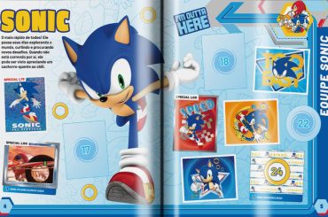 Álbum de figurinhas do Sonic chega ao Brasil e aposta na nostalgia e em novos fãs
