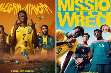 Nike transforma camisas da Copa 2026 em pôsteres cinematográficos com Brasil em destaque