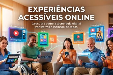 Guia para experiências acessíveis online: de aplicativos ao entretenimento