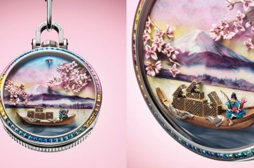 Louis Vuitton transforma o nascer do sol no Monte Fuji em um relógio de bolso artesanal