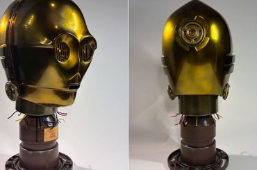 Fã cria cabeça do C‑3PO com IA que conversa em tempo real