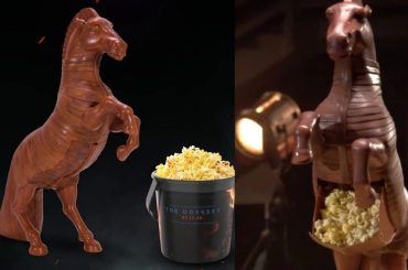A Odisseia ganha balde de pipoca em forma de Cavalo de Troia