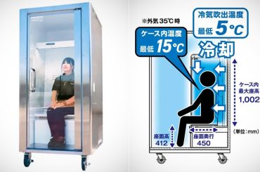 Japão cria "geladeira humana" que resfria o corpo em 5 minutos para enfrentar ondas de calor