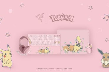 Razer anuncia coleção de periféricos inspirada em Pikachu e Eevee