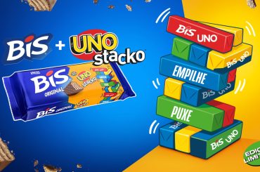BIS e UNO lançam collab inédita inspirada no famoso jogo de equilíbrio UNO Stacko