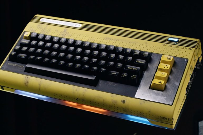 Commodore 77 ganha edição especial inspirada em Cyberpunk 2077