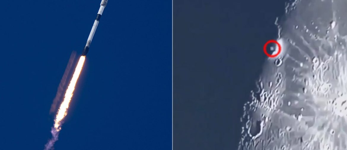 Foguete Falcon 9 da SpaceX colide com a Lua e cria nova cratera após mais de um ano no espaço