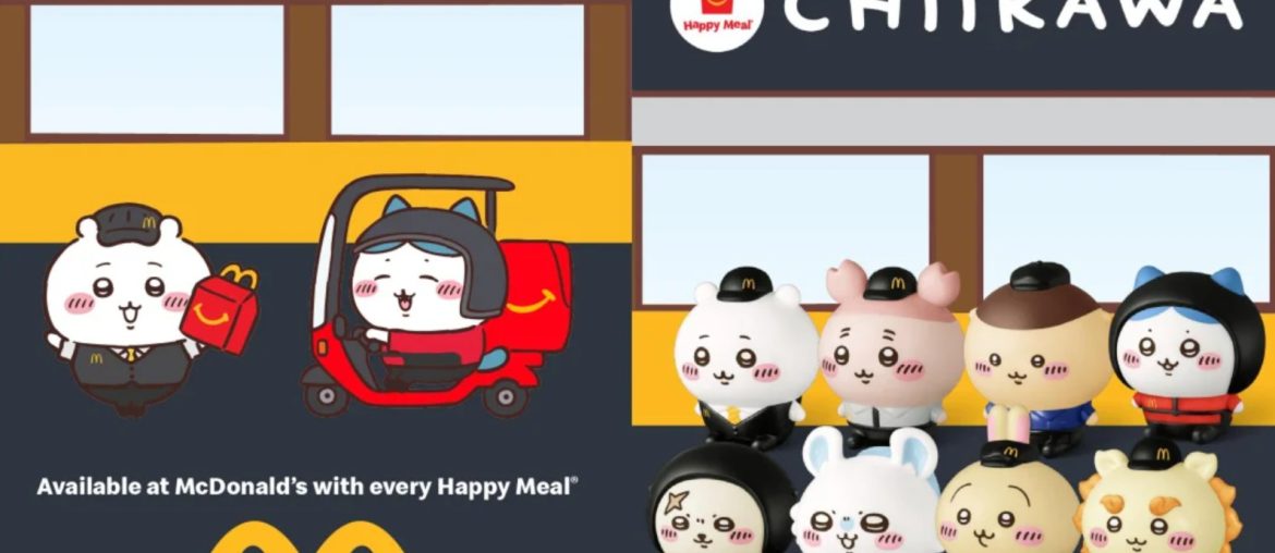 McDonald's lança coleção da animação Chiikawa no McLanche Feliz