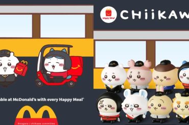 McDonald's lança coleção da animação Chiikawa no McLanche Feliz