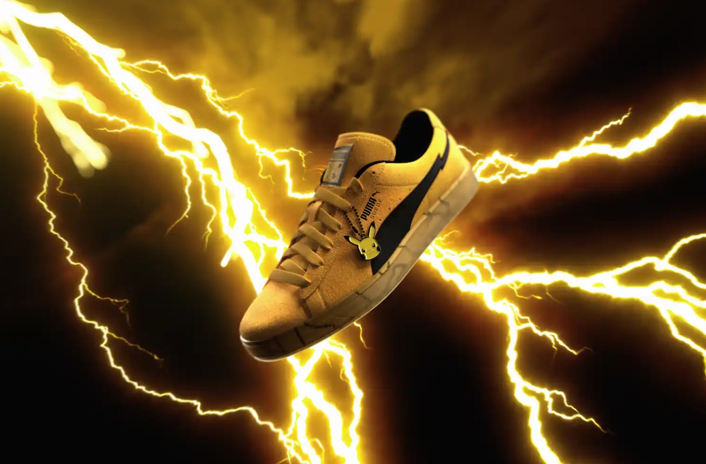 PUMA e Pokémon lançam edição especial do icônico Suede inspirado no Pikachu