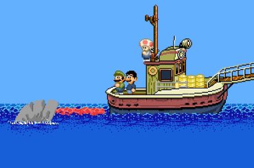 O filme Tubarão em versão Super Mario