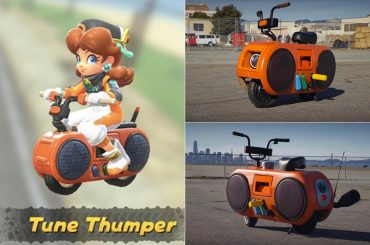Fã transforma a Tune Thumper de Mario Kart World em uma moto elétrica real