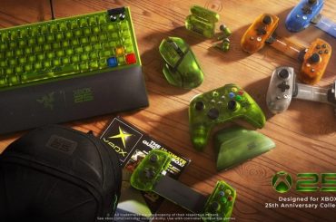 Xbox lança coleção translucida especial para celebrar aniversário de 25 anos