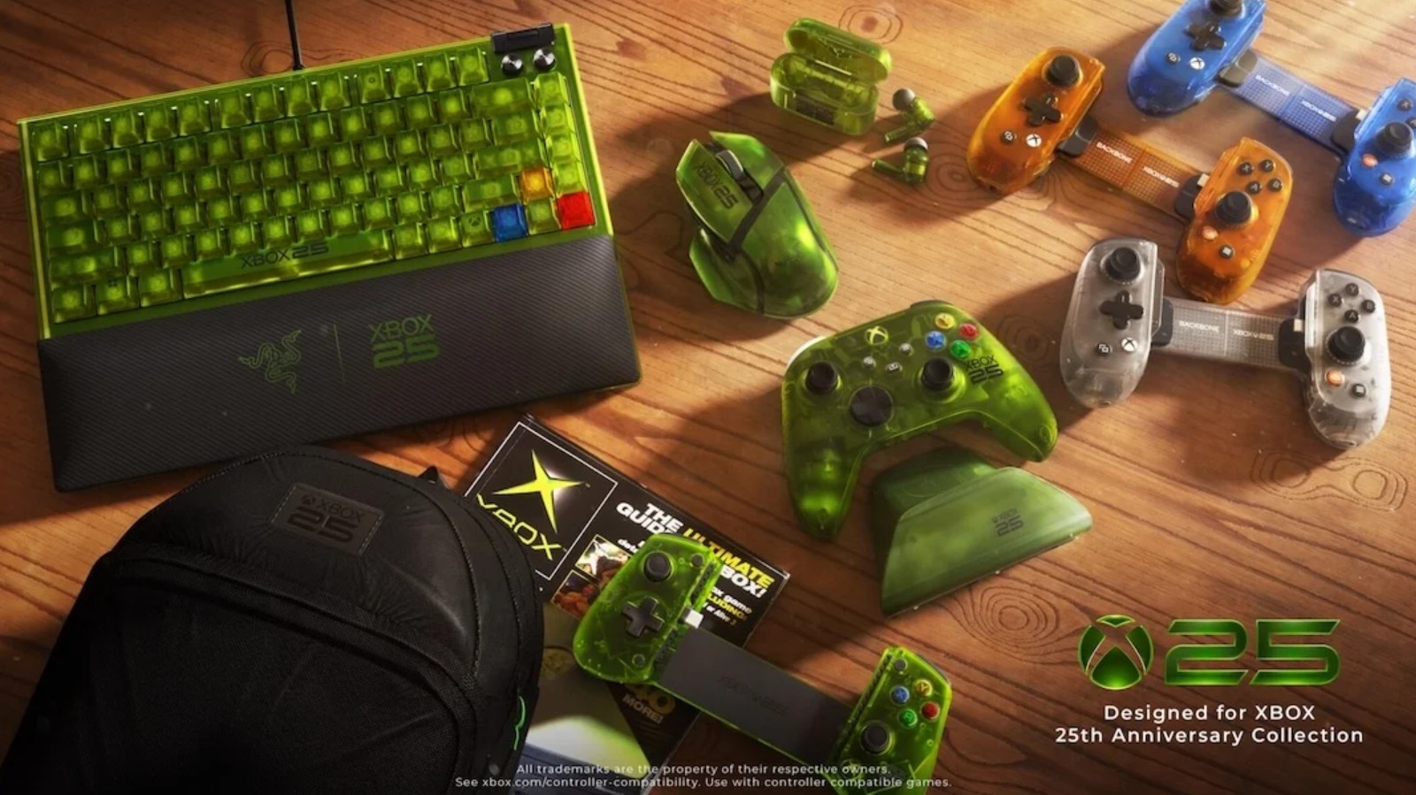 Xbox lança coleção translucida especial para celebrar aniversário de 25 anos