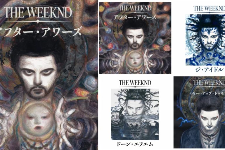 Yoshitaka Amano reimagina capas de álbuns de The Weeknd em estilo único