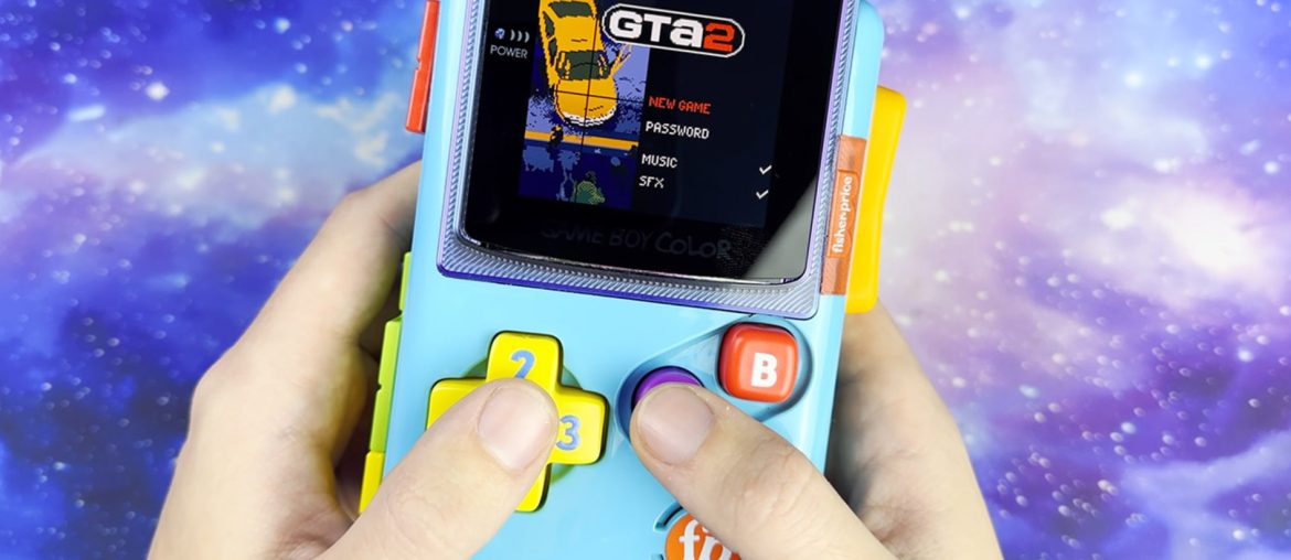Quando um brinquedo de bebê virou um Game Boy de verdade