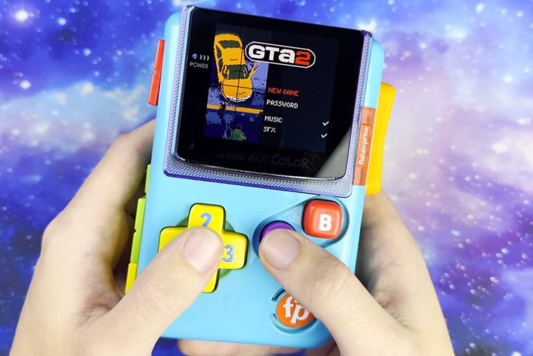 Quando um brinquedo de bebê virou um Game Boy de verdade