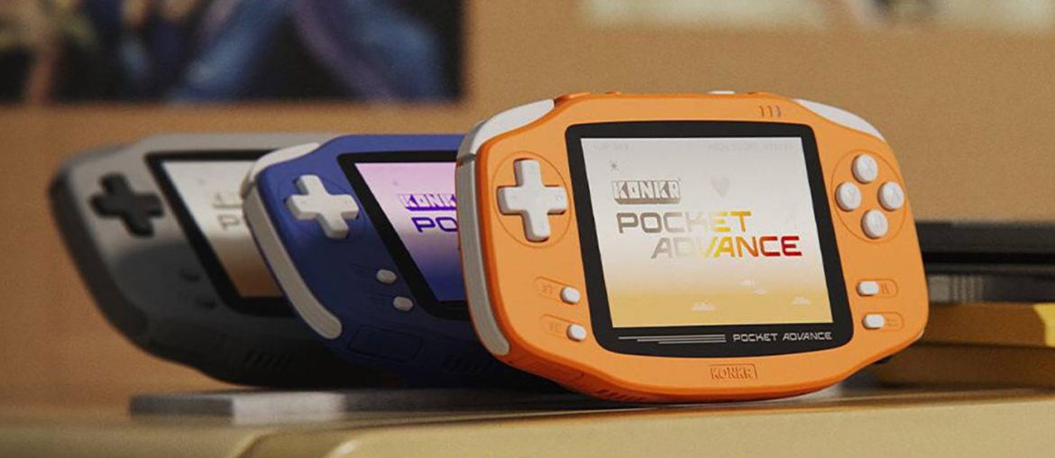 AYANEO KONKR Pocket Advance é lançado por US$ 89 com visual inspirado no Game Boy Advance