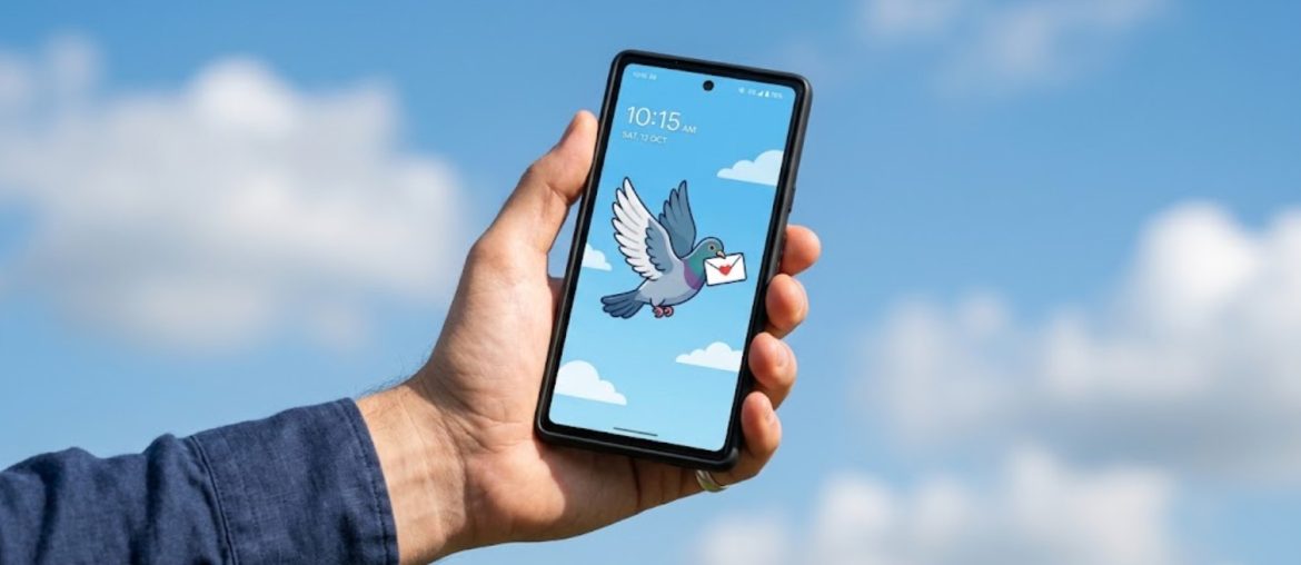 Aplicativo de mensagens imita pombo-correio e desafia a conexão instantânea