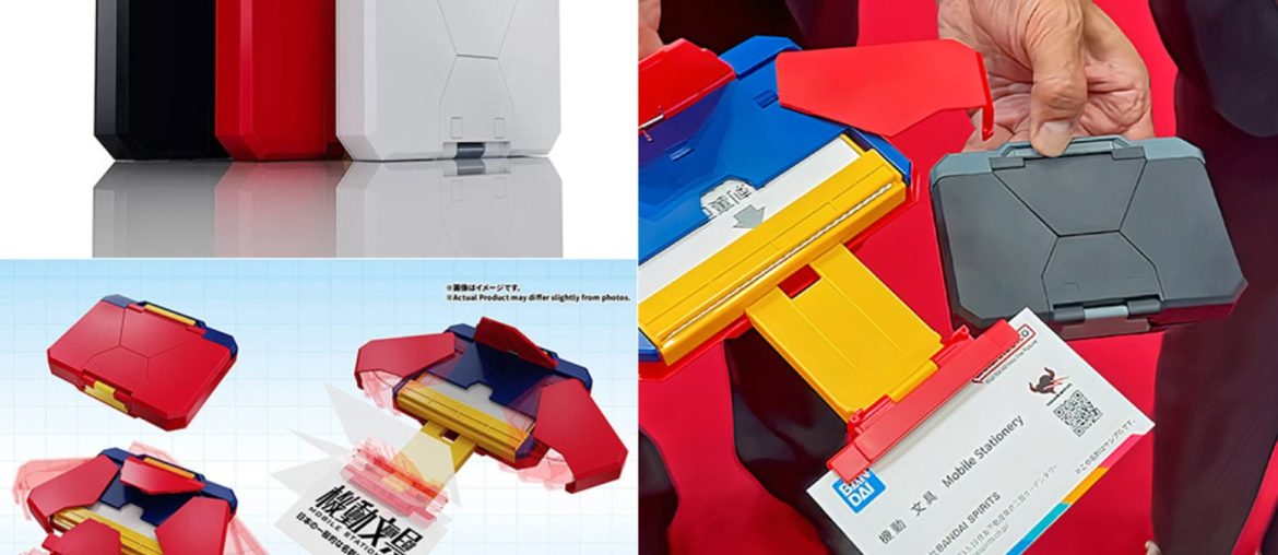 Bandai lança porta cartões que se transforma sozinho e parece um robô de bolso