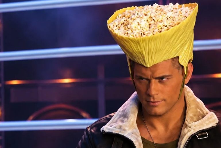 Street Fighter ganha balde de pipoca inspirado no cabelo de Guile