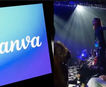 Ativista interrompe evento da Canva e critica impactos da inteligência artificial