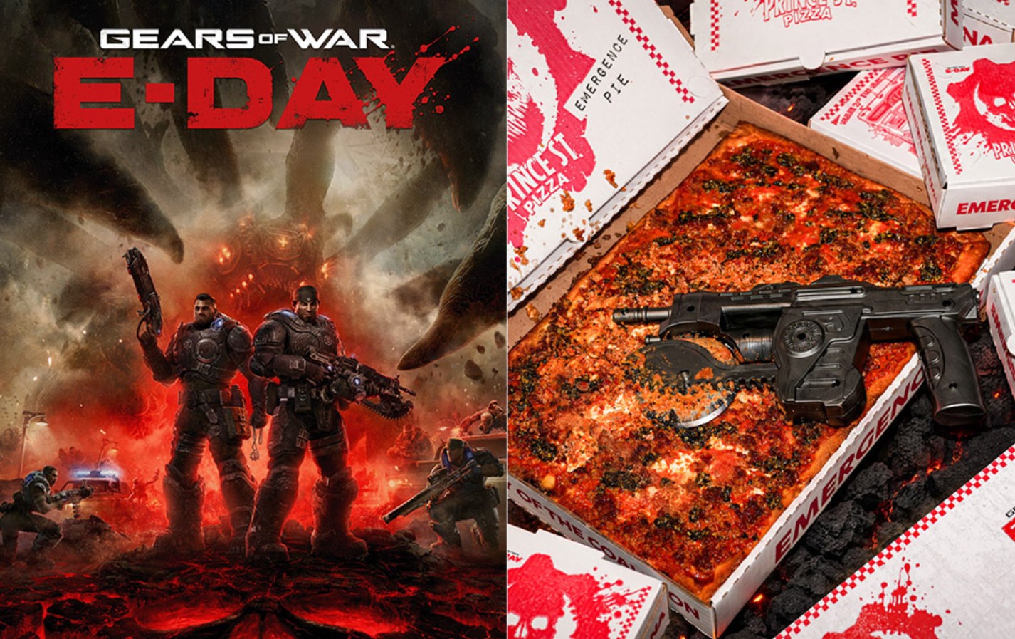 Gears of War ganha pizza temática e cortador inspirado no Lancer