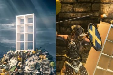 Skyrim ganha mod oficial da IKEA com estante KALLAX falante e muito espaço para itens