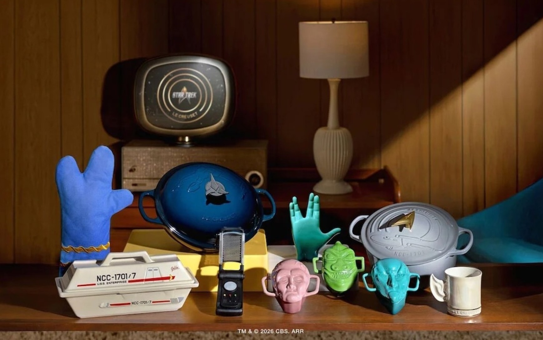 Le Creuset lança coleção Star Trek e envia panela da Enterprise ao espaço