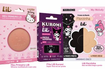 Lib lança coleção com Hello Kitty, Kuromi e My Melody no Brasil