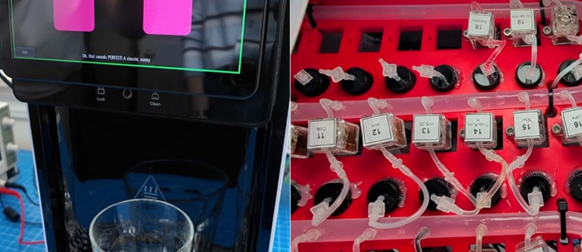 Máquina de refrigerante com IA cria sabores a partir de qualquer pedido