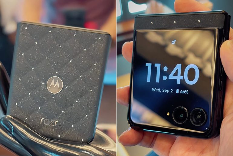 Motorola Razr 70 ganha edição de luxo com 35 cristais Swarovski