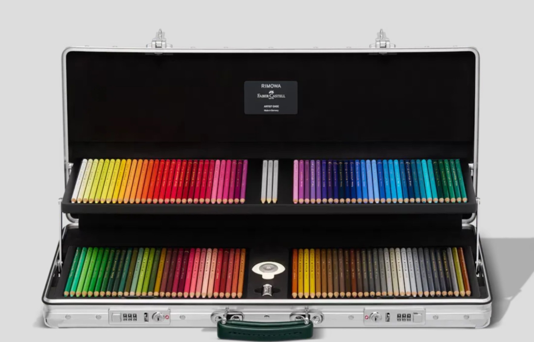 RIMOWA e Faber Castell criam estojo de luxo com 120 lápis coloridos