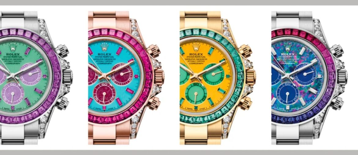 Rolex cria quatro Daytona únicos inspirados nas estações do ano para leilão beneficente