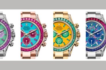 Rolex cria quatro Daytona únicos inspirados nas estações do ano para leilão beneficente