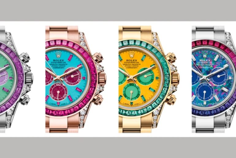 Rolex cria quatro Daytona únicos inspirados nas estações do ano para leilão beneficente