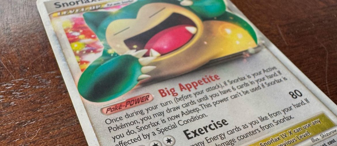 Cartas de Pokémon que mais valorizaram: Snorlax dispara 691% em um ano