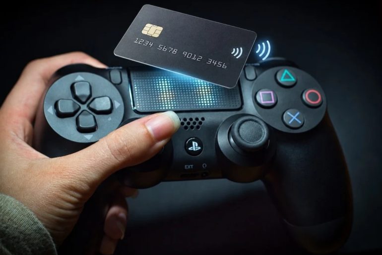 Sony patenteia controle do PlayStation com função de pagamento por aproximação
