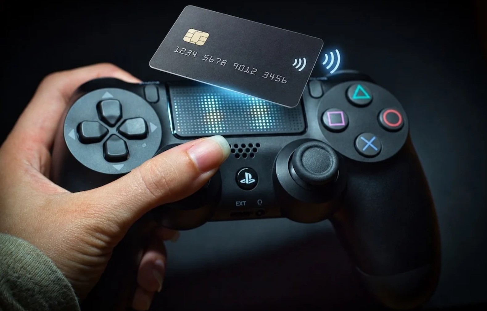 Sony patenteia controle do PlayStation com função de pagamento por aproximação