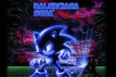 Balenciaga e SEGA lançam coleção de Sonic com roupas de luxo e arcade clássico