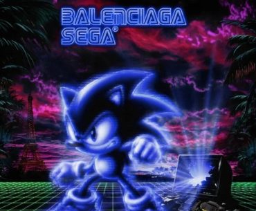 Balenciaga e SEGA lançam coleção de Sonic com roupas de luxo e arcade clássico