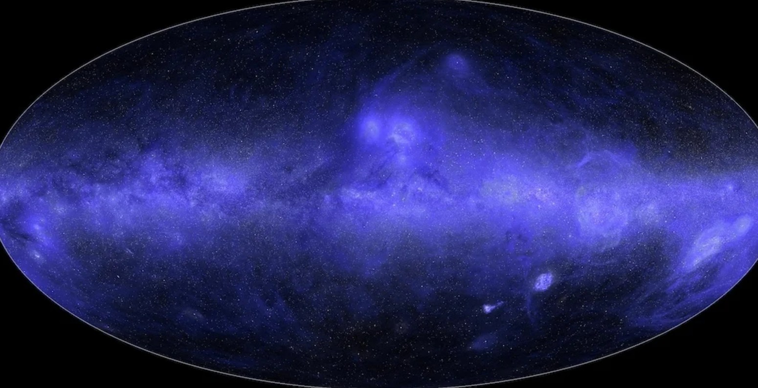 Claude ajuda a criar o primeiro mapa completo do céu em ultravioleta