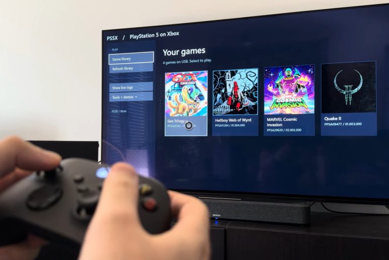 Emulador PS5X roda jogos de PS5 no Xbox Series X, mas desempenho ainda é limitado