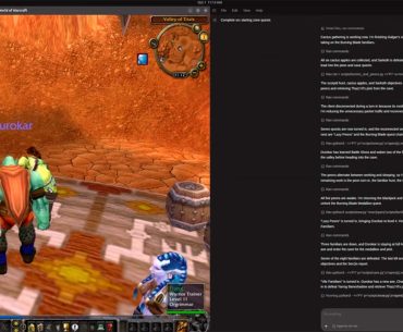 GPT 6 Astra joga World of Warcraft sem enxergar a tela e termina área inicial em 40 minutos