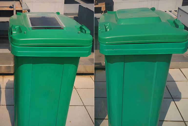 Lixeira usa luz solar para reduzir mau cheiro do lixo sem precisar de eletricidade