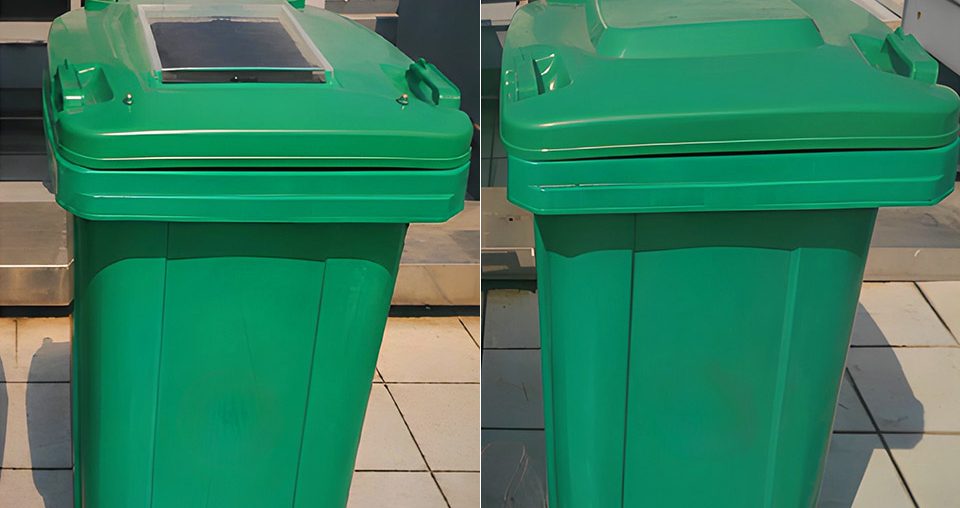 Lixeira usa luz solar para reduzir mau cheiro do lixo sem precisar de eletricidade